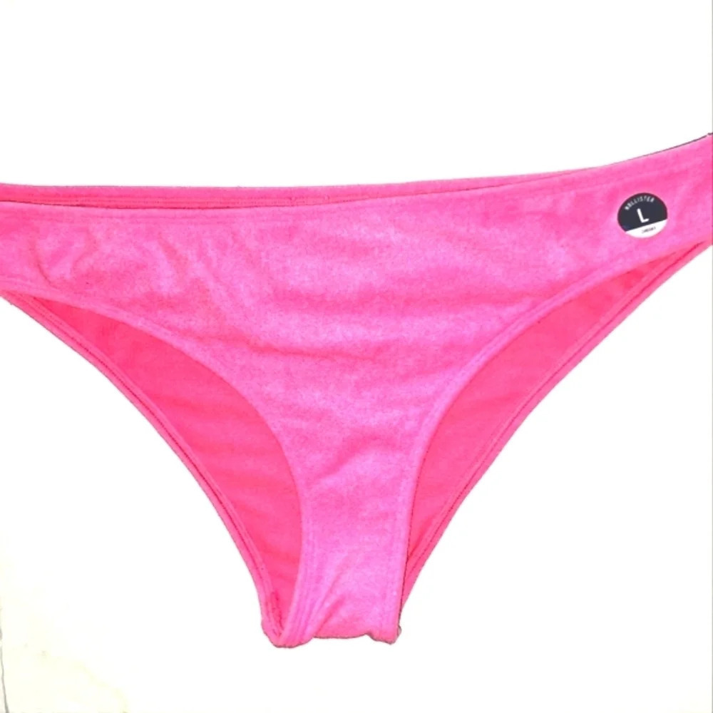 Hollister Pink Terry Bikini Bottom